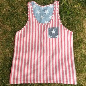 Wellen Men's Patriotic Tank, M